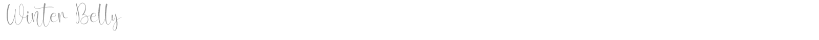 Winter Belly font preview